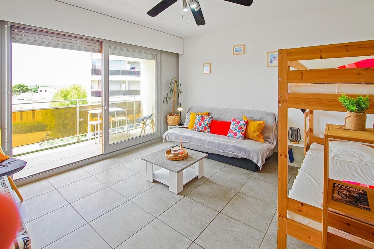 Studio Moderne Avec Parking Et Piscine- 313 Canet-en-Roussillon Bagian luar foto