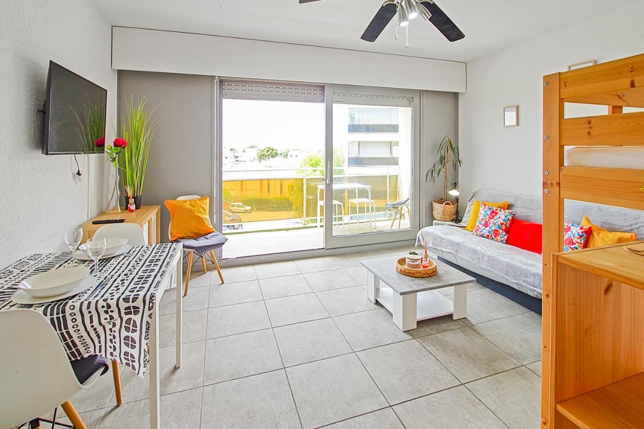 Studio Moderne Avec Parking Et Piscine- 313 Canet-en-Roussillon Bagian luar foto