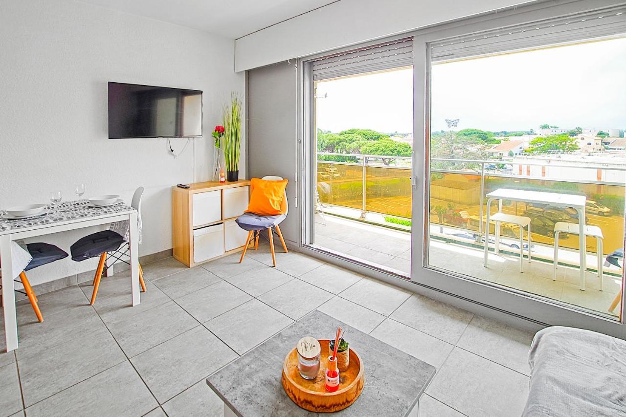 Studio Moderne Avec Parking Et Piscine- 313 Canet-en-Roussillon Bagian luar foto