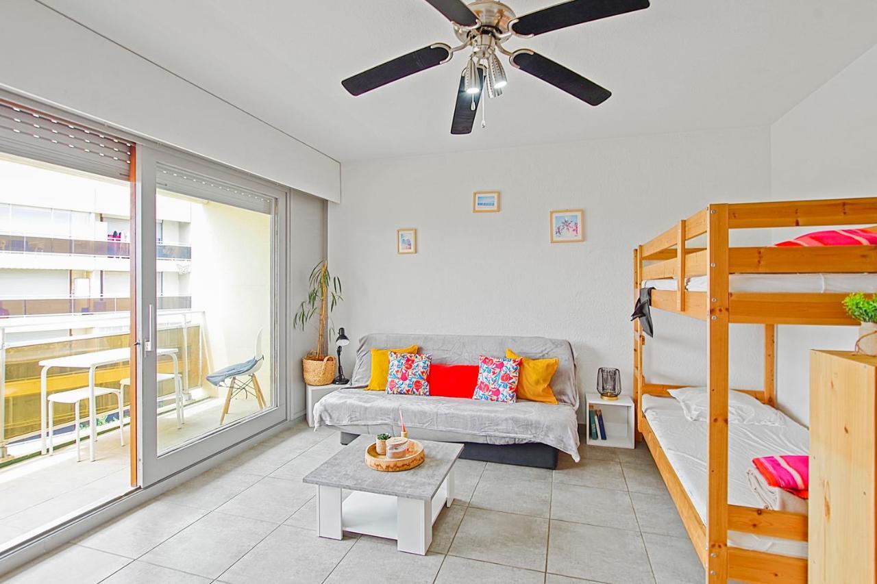 Studio Moderne Avec Parking Et Piscine- 313 Canet-en-Roussillon Bagian luar foto