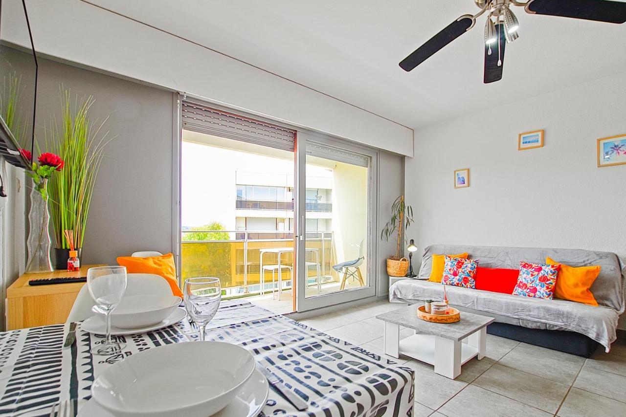 Studio Moderne Avec Parking Et Piscine- 313 Canet-en-Roussillon Bagian luar foto